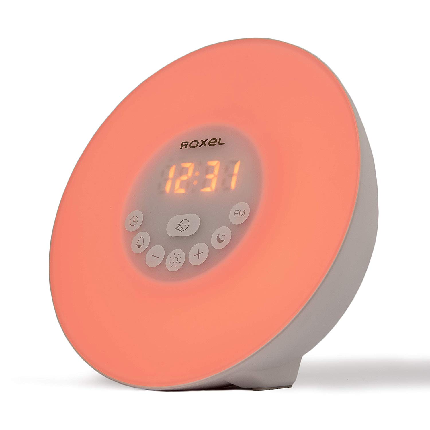 Roxel Wake Up Light Alarm Clock with FM Radio Roxel