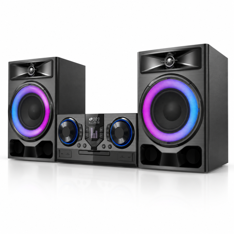 Roxel Boom RCD-680 Mini Hi-Fi System — product only on a white background
