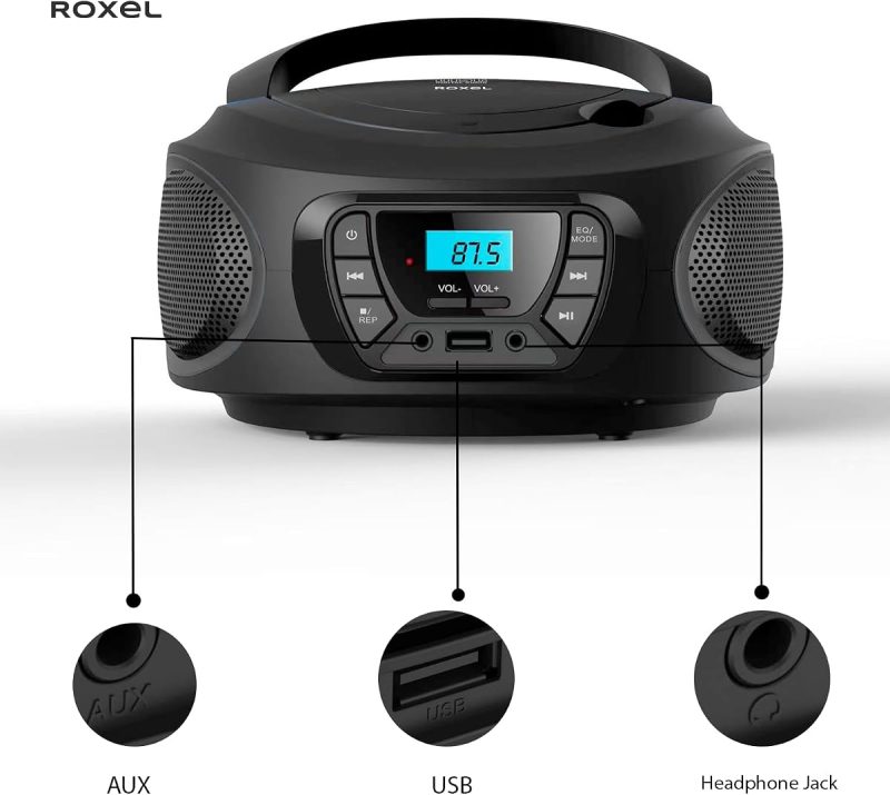 Roxel RCD-S50BT Portable CD Boombox