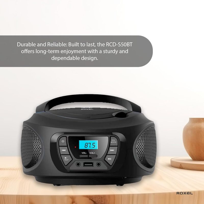 Roxel RCD-S50BT Portable CD Boombox
