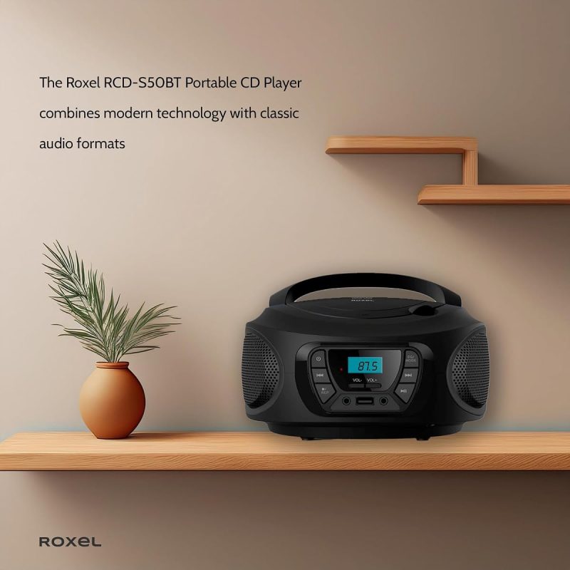 Roxel RCD-S50BT Portable CD Boombox
