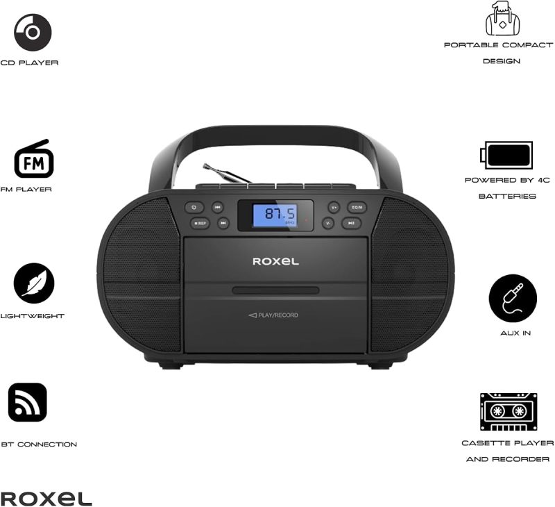 Roxel RCD-S90C Portable CD Boombox