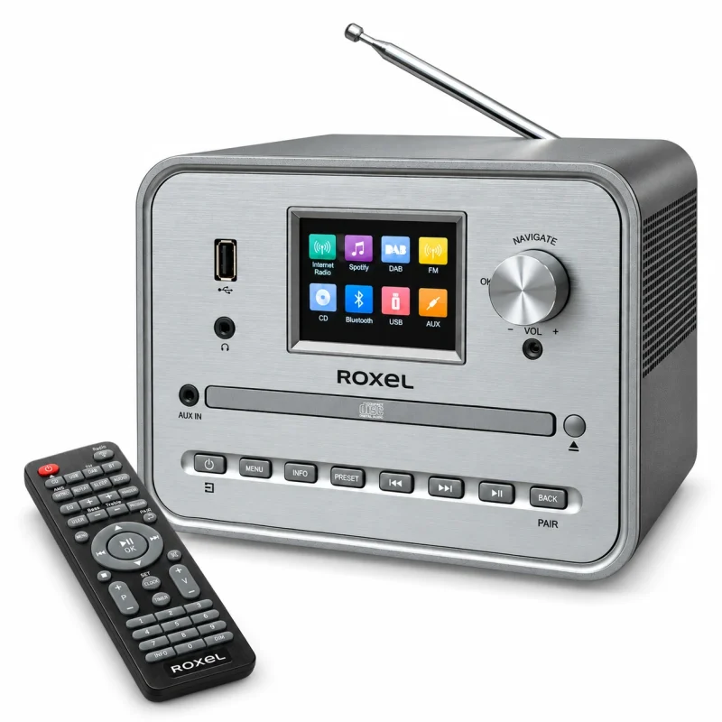 Roxel Sync RCD-405 hi-fi system with remote control